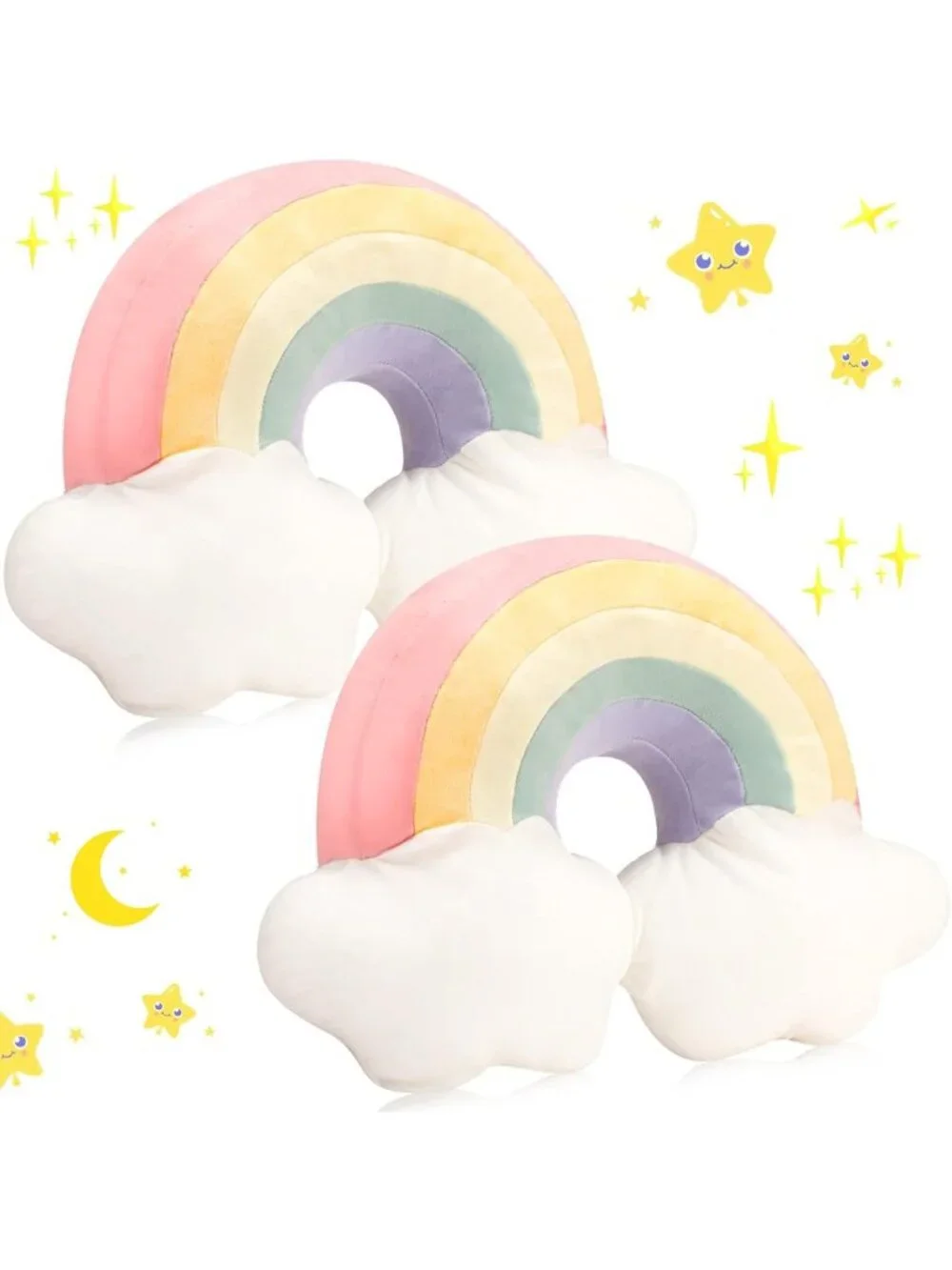 Rainbow Cloud Pillow Set - 21
